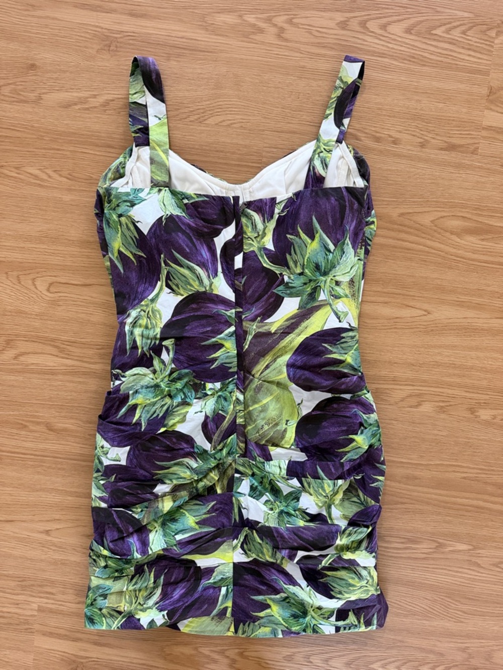 Dolce & Gabbana Silk Eggplant Dress - Picture 2 of 5